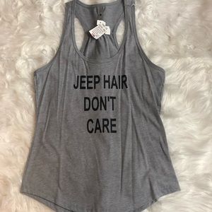 Jeep Hair Dont Care Tank - never worn